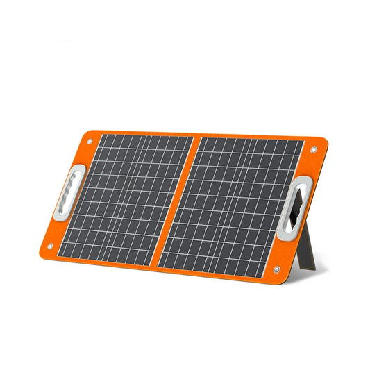 Zonnepaneel - Zonnepaneelset - Draagbaar - Opvouwbare Zonnelader - met DC-uitgang - USB-C - QC3.0 - voor Camperaccu - Thuislader - Camping - Noodsituatie - 18V - 60W - Oranje