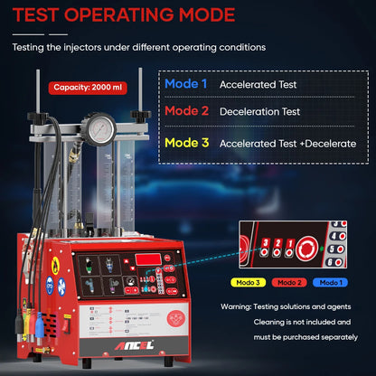 Brandstofinjector Reiniger – Injectorreiniger – Injector Tester – Injectiesysteem Onderhoud – Ultrasone Reiniging – Automatische Test Functies