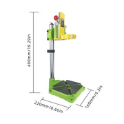 Drill Stand - Drill Holder - Drill Stand Drill - Adjustable Drill Stand - 90 Degree Rotating Drill Stand - with Fixed Frame Workbench Clamp