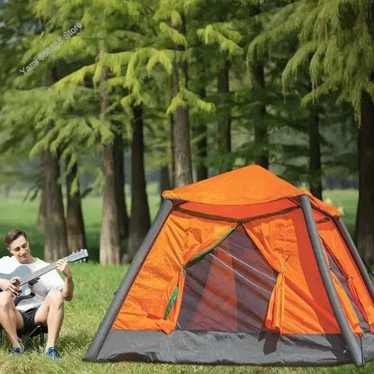 Opblaasbare Tent – Lucht Tent – Kampeertent – Snel Opzetten – Oxford Nylon – Lichtgewicht – Voor Twee Personen - Groen