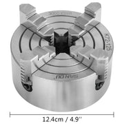 Bankschroef - Draaibankhouder - Machineklem - Handmatig zelfcentrerend - Omkeerbaar - K72-125 4-klauw - Slijpen, frezen, boren, machine