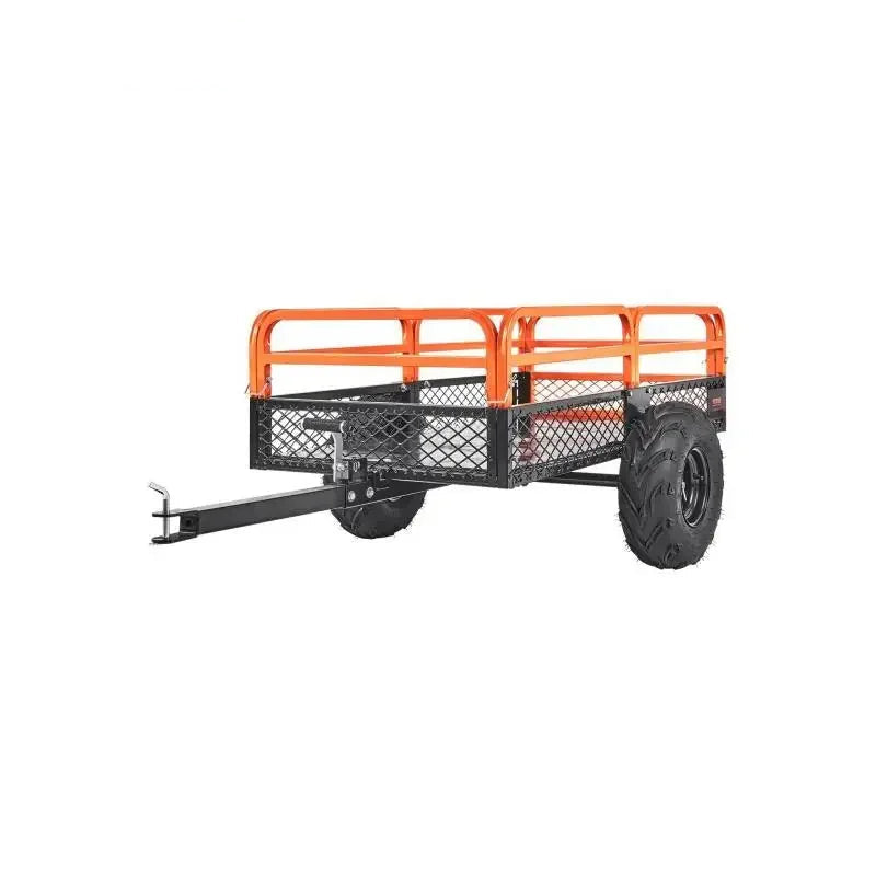 Aanhanger – Tuinaanhanger – Kipper – Grasmaaieraanhanger – ATV-aanhanger – 15 Kubieke Voet Laadruimte – 680 Kg Laadvermogen - 15CuFt - QUORE
