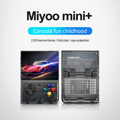 MIYOO Mini Plus Handheld Game Console Retro V3 Mini+ with 3.5 Inch Classic IPS Screen Linux System Christmas Gift - QUORE