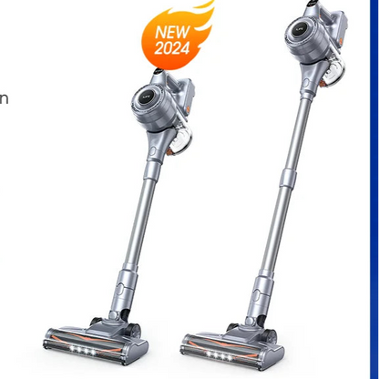 Steelstofzuiger - Vacuum Cleaner - Draadloze Stofzuiger- Kruimeldief Snoerloos - met 21kPa Zuigkracht - Handstofzuiger - LED-Verlichting, 40 Min. Gebruiksduur, 1.2L Stofreservoir