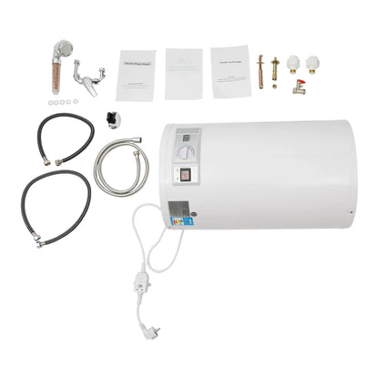 Geiser – Elektrische Boiler – Waterverwarmer – Badkamer Verwarming – Keuken Boiler – 35 Liter Capaciteit – 2000W Vermogen – Temperatuurregelaar 25-75°C