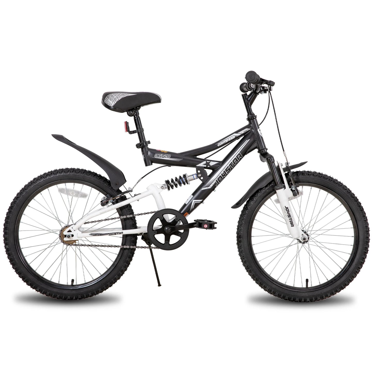 JOYSTAR 20 Inch Kids' Bike for Kids Ages 5-13 Years Old, Dual-Suspension Kids Mountain Bike - QUORE