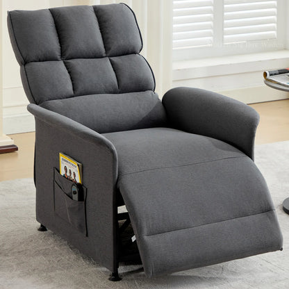 Elektrische Relaxstoel – Relaxfauteuil – Sta-op Stoel – Massagefauteuil – TV Stoel – Elektrisch Verstelbaar – Ademend Technisch Stof