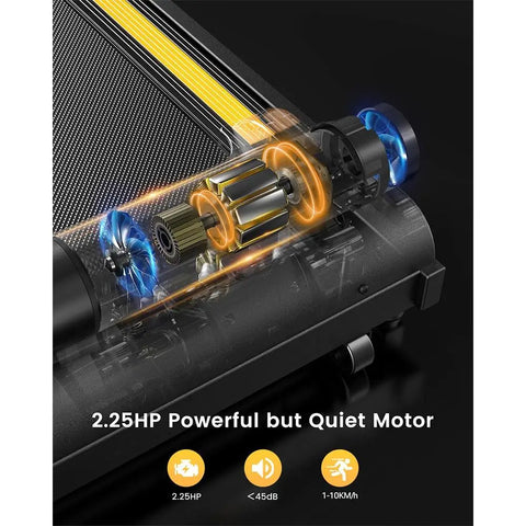 Loopband 1-12km/u – Walking Pad – Opvouwbare Loopband – Wandelband – Inklapbaar - QUORE