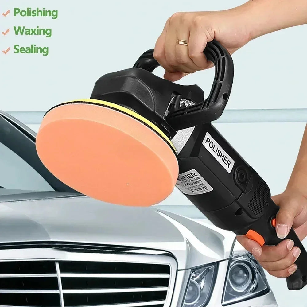 Polijstmachine Auto – Polijstapparaat – Auto Polisher – Car Detailing Machine – Vloer Polijstmachine – 1250 Watt Motor – Variabele Snelheid 600-3600 RPM