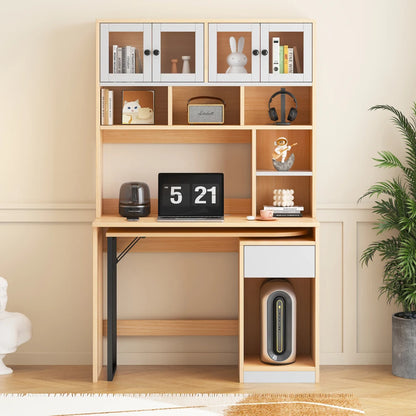 Hoge Kast – Boekenkast – Opbergkast – Kantoorkast – Vitrinekast – 180 Cm Hoog – Acryldeuren