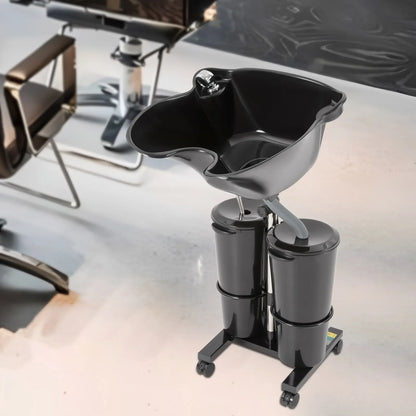 Draagbare Wasbak – Shampoo Wasbak – Mobiele Wasbak – Verstelbare Wasbak – Dubbele Emmers – Elektrische Pomp