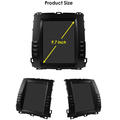 Autoradio – 2Din Multimedia Systeem – Android Auto – CarPlay – GPS Navigatie – 9,7 Inch QLED Touchscreen – 8-Core Processor – 4G Wifi Connectiviteit
