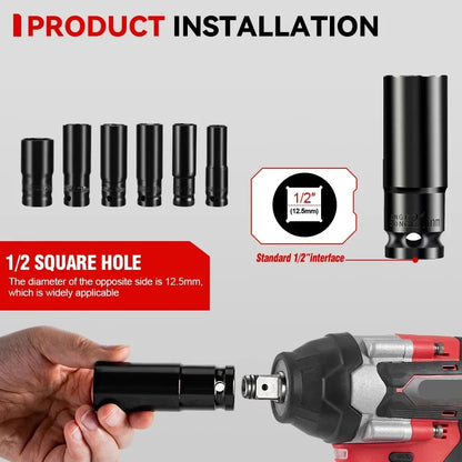 Slagmoersleutel - Slagmoermachine - Slagschroevendraaier - 1800Nm - 1/2 Inch - Krachtige - Brushless - met 1 Accu & EU Stekker – Voor 21V/18V Batterij - Rood