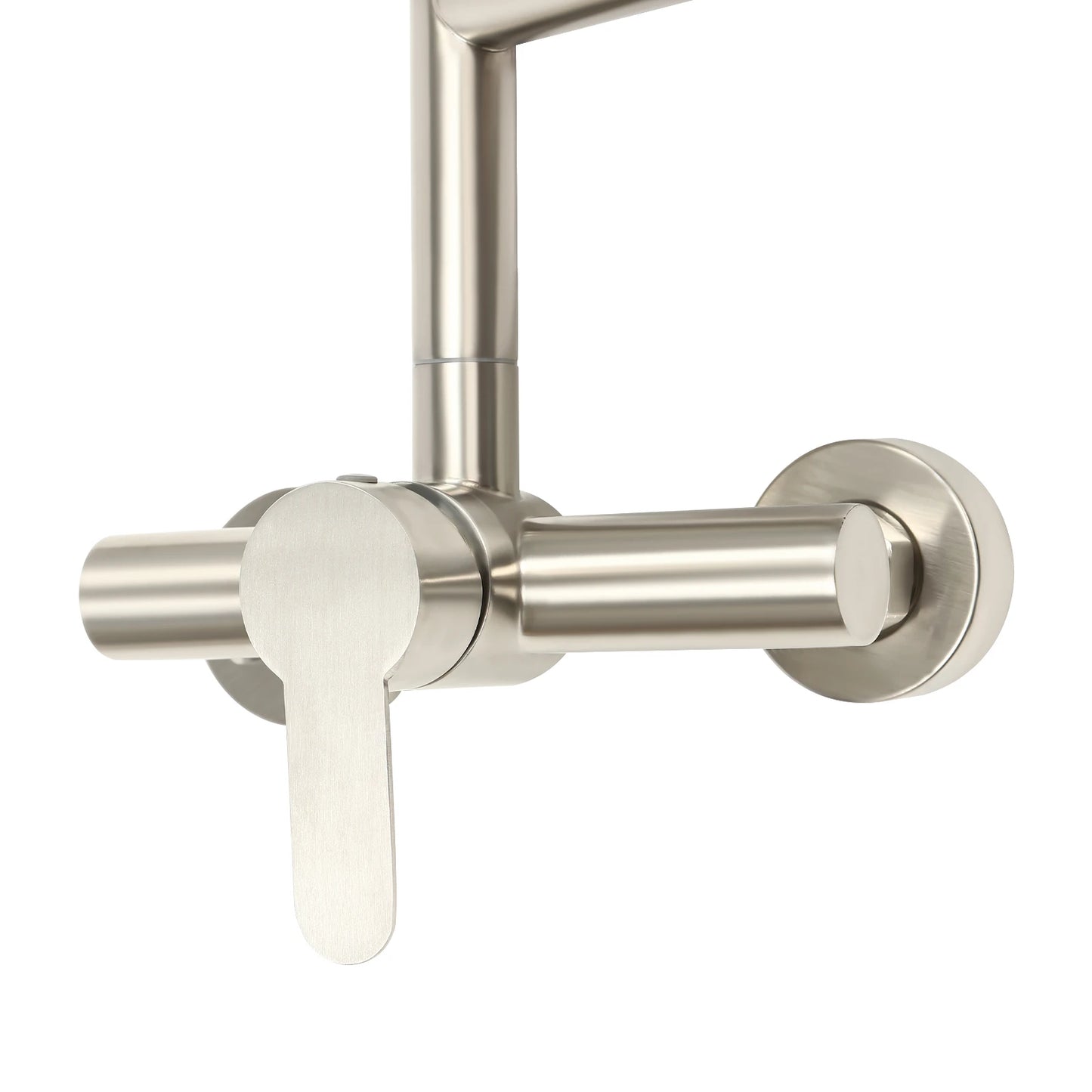 Faucet - Basin Faucet - Swivel Faucet Kitchen - Swivel Spout - Mixer Tap for Bathroom or Kitchen - Wall Mounted 360 ° - 1.33 kg - Silver