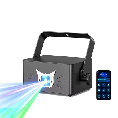 Discolamp – Laserlight – Party Light – DJ Licht – Animatie Laser – 25W Vermogen – Draadloze Batterij Met App Bediening