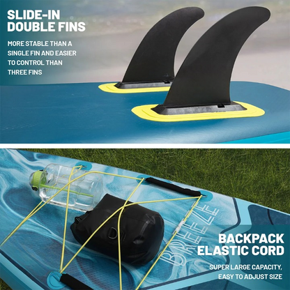 Opblaasbare Paddleboard – Inflatable Board – SUP Board – Watersportboard – Stevige PVC Constructie – Draagvermogen 175 Kg - Blauw