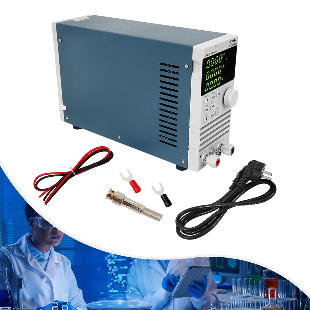 AC/DC Voedingsregelaar – Stroomregelaar – Spanningsregelaar – Labvoeding – DC Voeding – Nauwkeurig Tot 150V 40A – Compact Design 30x9x18 cm