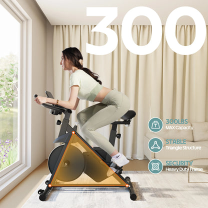 Hometrainer – Fitnessfiets – Trainingsfiets – Cardiofiets – Magnetische Weerstand – Verstelbaar Zadel – LCD-Display - Zwart
