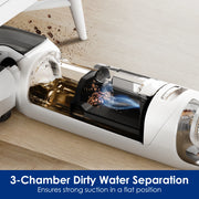 Cordless Stick Vacuum Cleaner - Stick Vacuum Cleaner - Vacuum Cleaner - Cordless Stick Vacuum Cleaner - Powerful Suction - HEPA Filter - &lt;500w - LED - Wet and dry vacuum - White