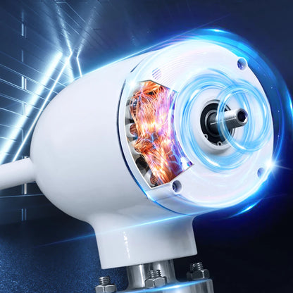 Windturbine - Windmolen - Windturbine Generator - Windenergie - 4000W - 48V - met MPPT Controller - Stille en Efficiënte 3-Bladige Oplossing - voor Huishoudens en Off Grid Toepassingen - QUORE