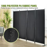 Kamerscherm - Scheidingswand - Scherm Partitie - Scheidingswand Kamerscherm - 3 Paneel - Maat & Hoogte Verstelbaar Vrijstaand - Opvouwbaar - voor Kantoor Thuis - Wit