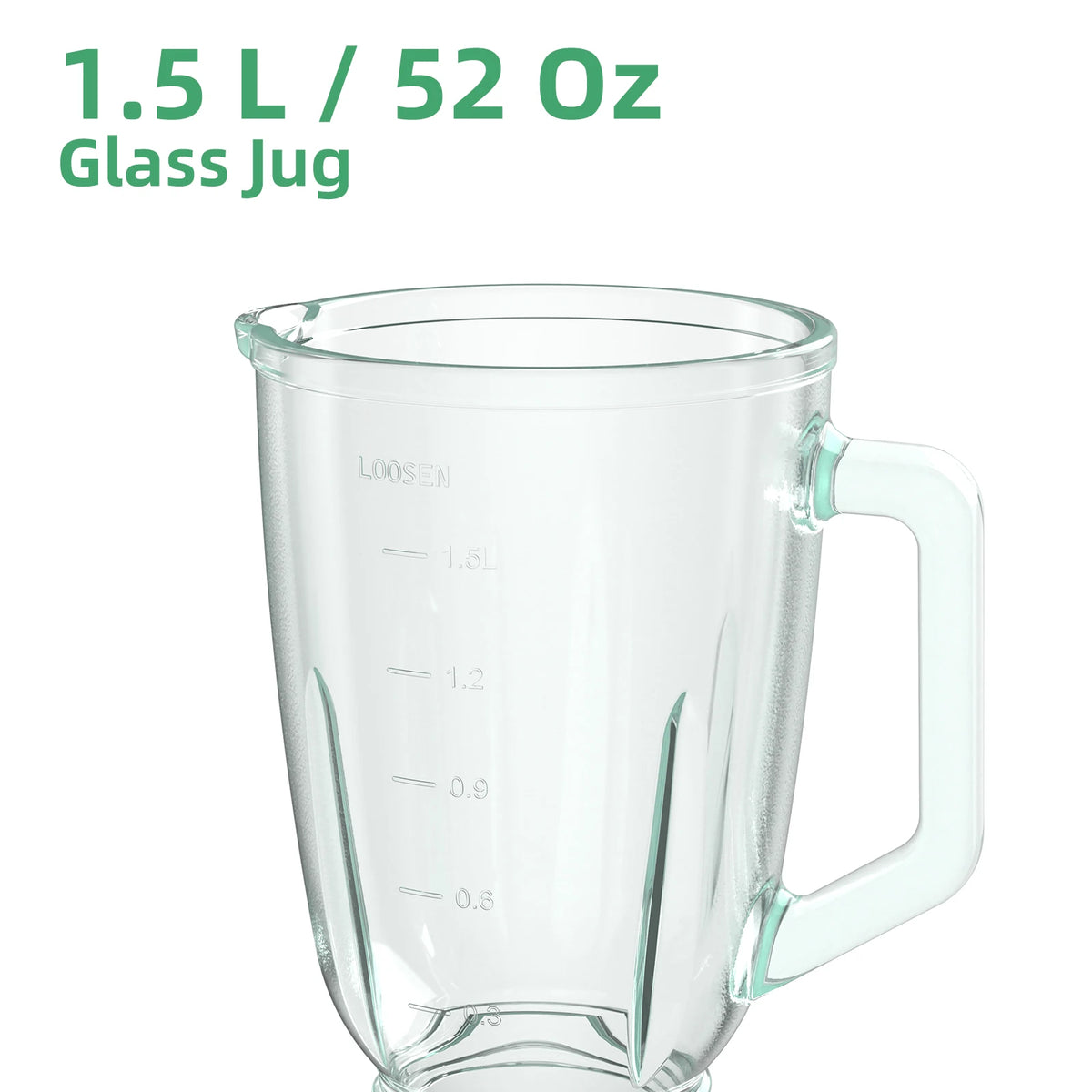 Multifunctional Food Processor - 1.5L - 36000rpm - 240V - 1300W - Portable Juicer Blender - Personal Smoothie Mixer - Food Chopper And Dry Grinder - ABS - White