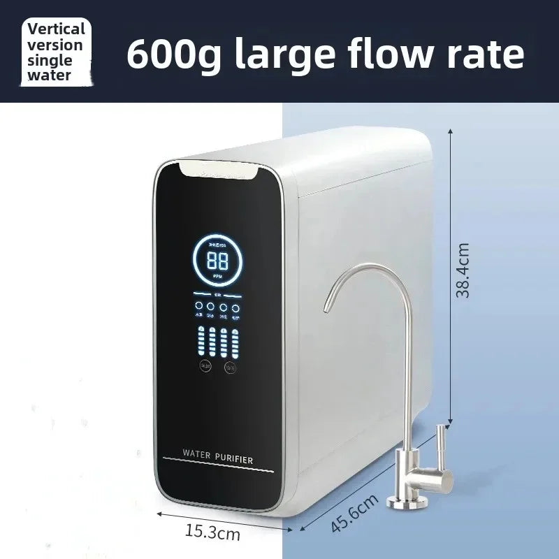 Waterfiltersysteem – Omgekeerde Osmose – Waterzuivering – Kraanwater Filter – Microverontreinigingen Verwijderen – 600 Liter Per Dag – Helder LED-Display - QUORE