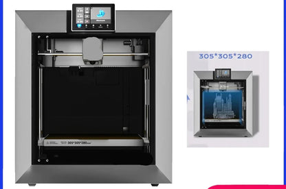 Plus4 3D-printer – 3D Printer – FDM Printer – Desktop Printer – Prototyping Machine – Groot Printvolume 305x305x280 mm – CoreXY Structuur met Dubbele Motoren