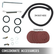 Gipsmuurschuurmachine - Langnekschuurmachine - Wandschuurmachine - Stofafzuiging - Schuurkop - 750W - Zwaar Werk -  Elektrische schuurmachine