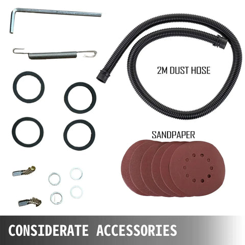 Gipsmuurschuurmachine - Langnekschuurmachine - Wandschuurmachine - Stofafzuiging - Schuurkop - 750W - Zwaar Werk -  Elektrische schuurmachine