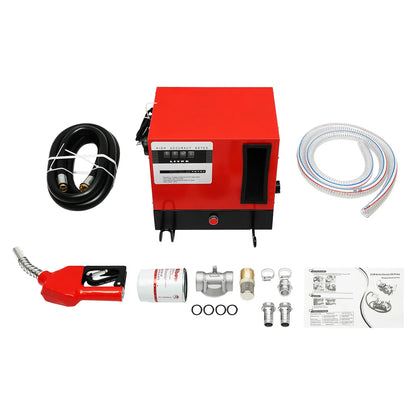 Zelfaanzuigende Dieselpomp – Oliepomp – Brandstofpomp – Overhevelpomp – Vulpomp – 60 L/min Capaciteit – Gietijzeren Waaier