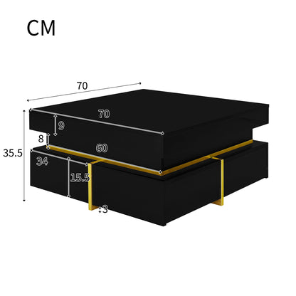 Salontafel – Salontafeltje – Bijzettafel – Opbergtafel – Ruimtebesparend – Stevige Constructie