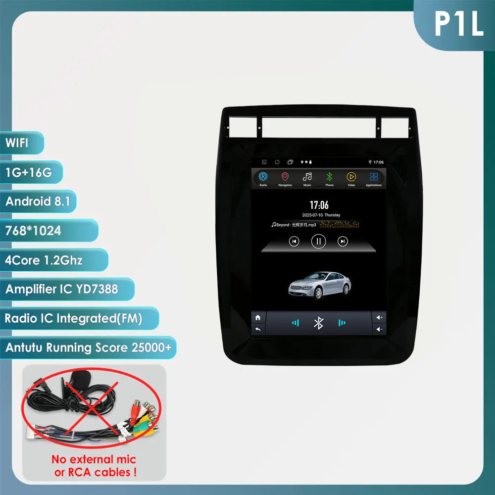9.7INCH Android Car Radio for Volkswagen VW Touareg 2011-2017 Stereo Carplay Android Auto Multimedia Car Intelligent GPS Player