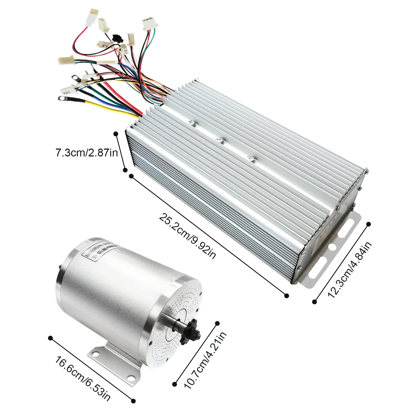 Brushless Motor Kit – Elektrische Motor – E-bike Motor – Scooter Motor – 3000W Vermogen – Aluminium Behuizing