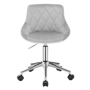 Office Chair - Ergonomic Office Chair - Saddle Stool - Office Chair - Saddle Stool on Wheels - Height Adjustable Office Chair - with Wheels - for Home Office - Pink