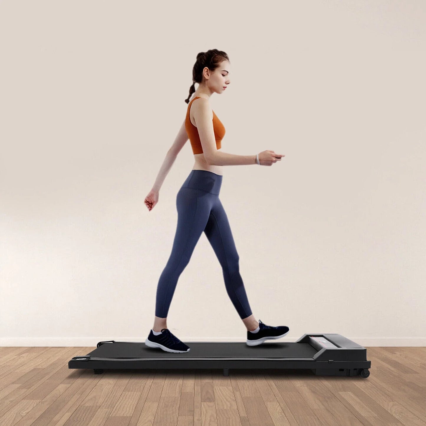 Elektrische Loopband – Compacte Loopband – Thuis Fitness – Wandelmachine – Stil Motor 1.0 HP – Antislip Loopvlak