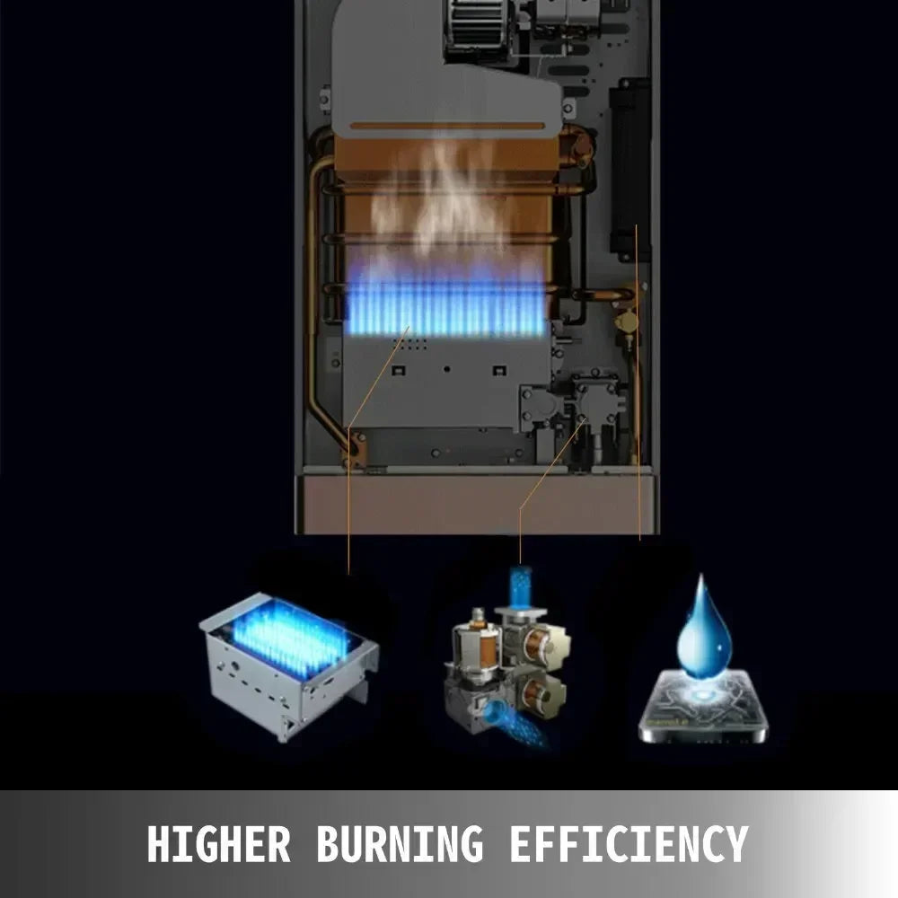 VEVOR LPG liquefied petroleum gas water heater 6L 8L 10L 12L 16L 18L liquefied petroleum gas propane butane water heater - QUORE