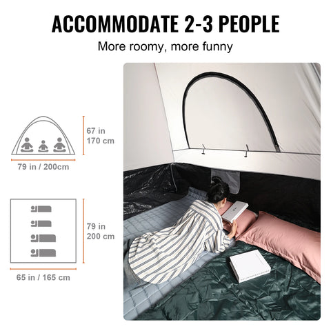 Pickup Truck Tent - Tent - Strandtent - Kampeertent - Waterdicht - PU2000mm Dubbele Laag - Geschikt voor 2-3 Personen - voor Kamperen Reizen Activiteiten