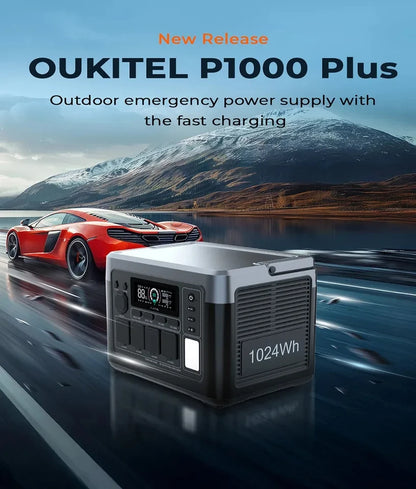 Draagbare Powerstation – Mobiele Accu – Noodstroomvoorziening – Energiebron – 292Wh Capaciteit – 320W Zuivere Sinusgolf AC-uitgang – 100W USB-C Power Delivery