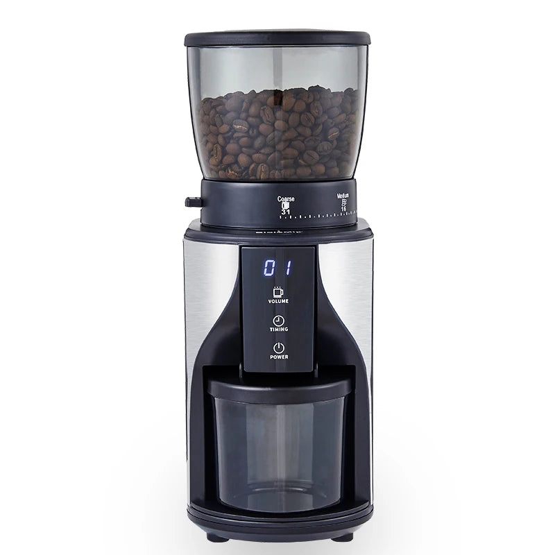 Koffiemolen – Koffiemolen Electrisch - Automatische Koffiemolen – 31 Maalinstellingen – 300W - with Timerfunctie – Espressomolen – Precisie Koffiemolen