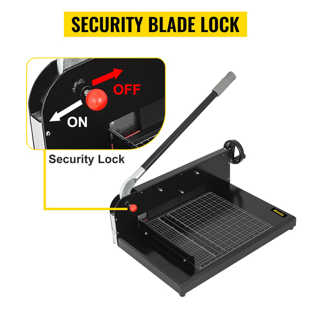 Papiersnijder - Papiersnijmachine - Papierversnipperaar - Snijplotter - A4 12” Handmatige Papiersnijder - Zwaar Gebruik - 300 Vellen Die Cutters Gebruik - voor Thuis Kantoor Laboratorium Commercieel