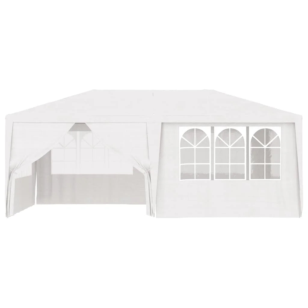 Tuinpaviljoen – Partytent – Tuitent – Buitentent – Evenemententent – 4x6 Meter – Waterdicht PE Materiaal – Roestvrij Stalen Frame - Blauw