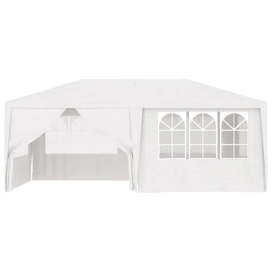 Tuinpaviljoen – Partytent – Tuitent – Buitentent – Evenemententent – 4x6 Meter – Waterdicht PE Materiaal – Roestvrij Stalen Frame - Blauw