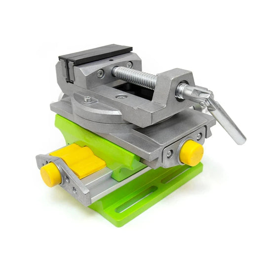 Bankschroef Draaibaar - Bankschroef - Aluminiumlegering - Frezen - Boren - 2 in 1 Frezen Boren - Aluminiumlegering Samengestelde Werktafel - QUORE