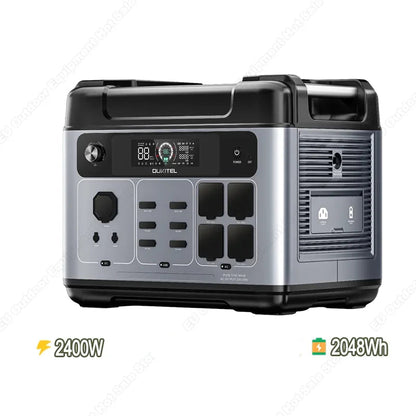 Draagbare Powerstation – Mobiele Accu – Noodstroomvoorziening – Energiebron – 2048Wh Capaciteit – 2400W Vermogen