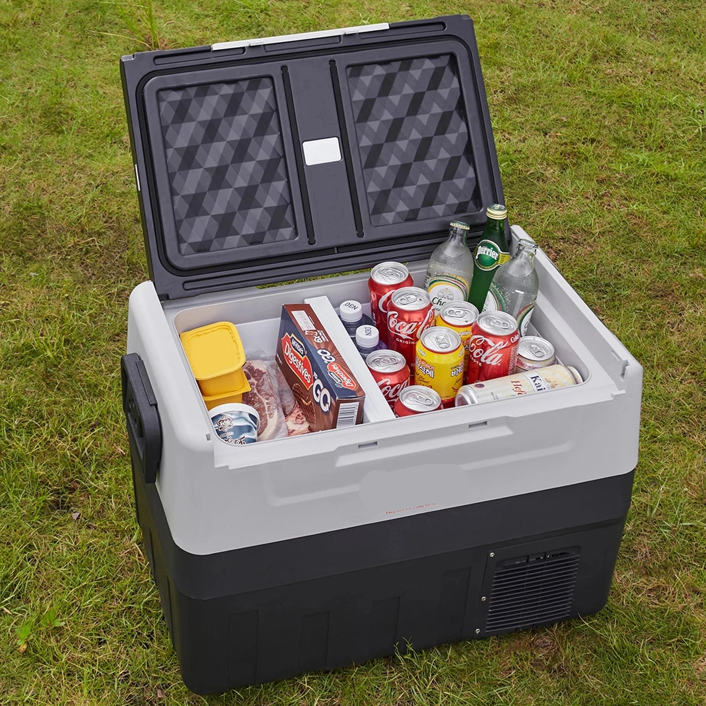 Auto Koelbox - Camping Koelkast - Auto Koelbox Compressor - 45L - 12V/24V - 45dB - Mini Compressor Koelkast - en Vriezer - Draagbare - Voor Camping - Auto - Caravan - Boot