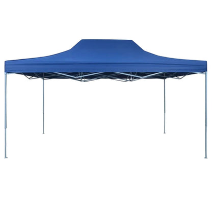 Partytent - Paviljoen - Tent - Easy Up Partytent - Opvouwbare Partytenten - Tuinpaviljoen - 3x4 m -Receptietent - Geschikt voor Familiecamping & Tuinactiviteiten - Blauw