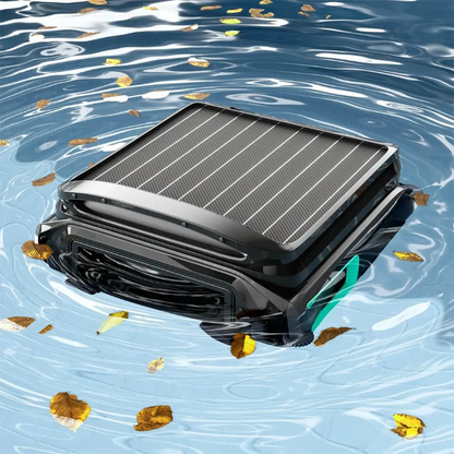 Zwembadskimmer – Automatische Skimmer – Zonne-energie Skimmer – Bluetooth Skimmer – 7 Liter Opvangmand – Anti-Stranding Technologie - Zwart