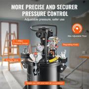 Verftank - Druktank - Verftank Spuitverf Drukpot - 10L Automatic - Spuitverf - Drukspuit - Verfspuiten - Verf - Verfspuiten Electrisch