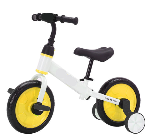 Peuter Oefenfiets - Kinderfiets - Loopfiets - Zijwieltjes - Unisex - 2-6 Jaar oud